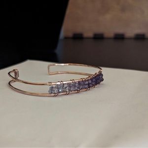 Amethyst fade bracelet